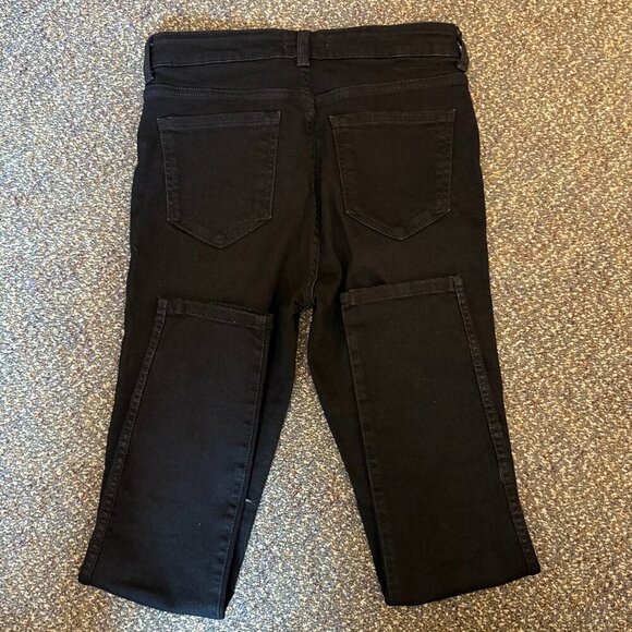 Zara black cargo skinny jeans women’s size 6 - Picture 2 of 4